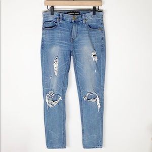 Express Girlfriend Destroyed Jeans